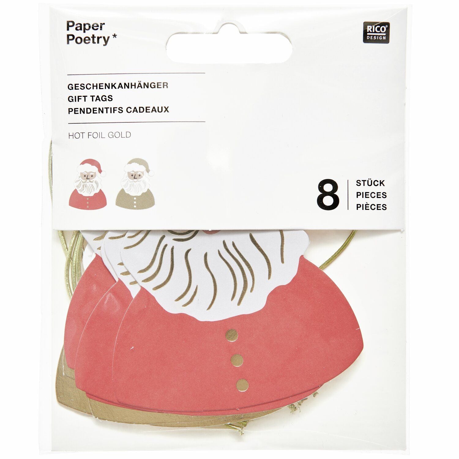 Geschenkanhänger | Weihnachtsmann