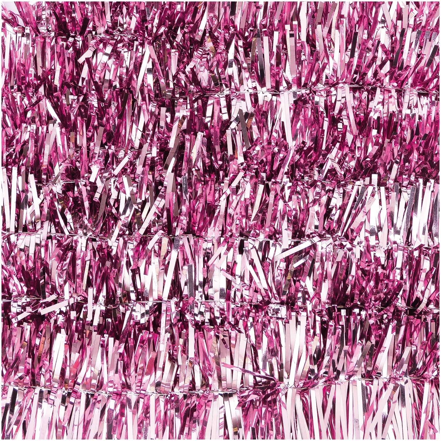Girlande Lametta | Rosa