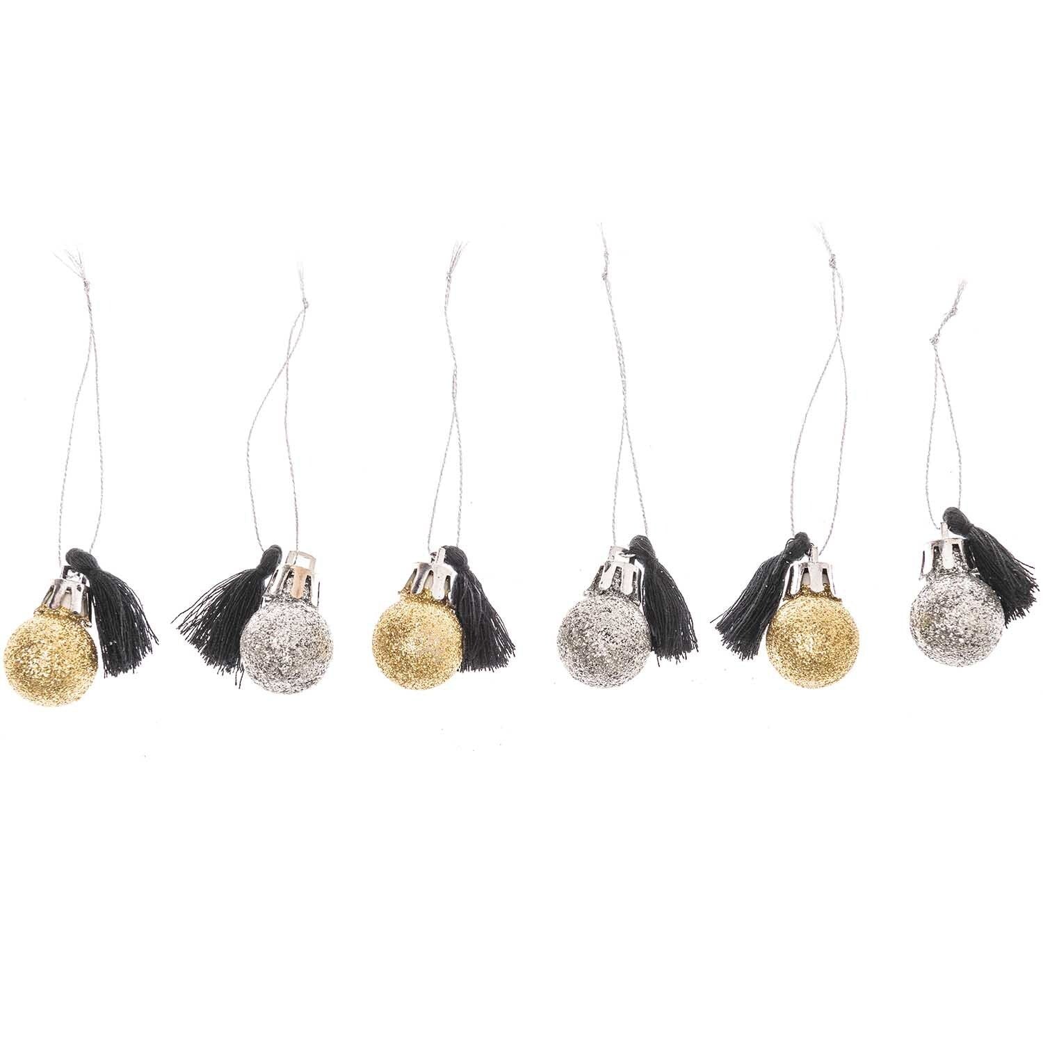 Mini Kugel Anhänger | Gold/Silber