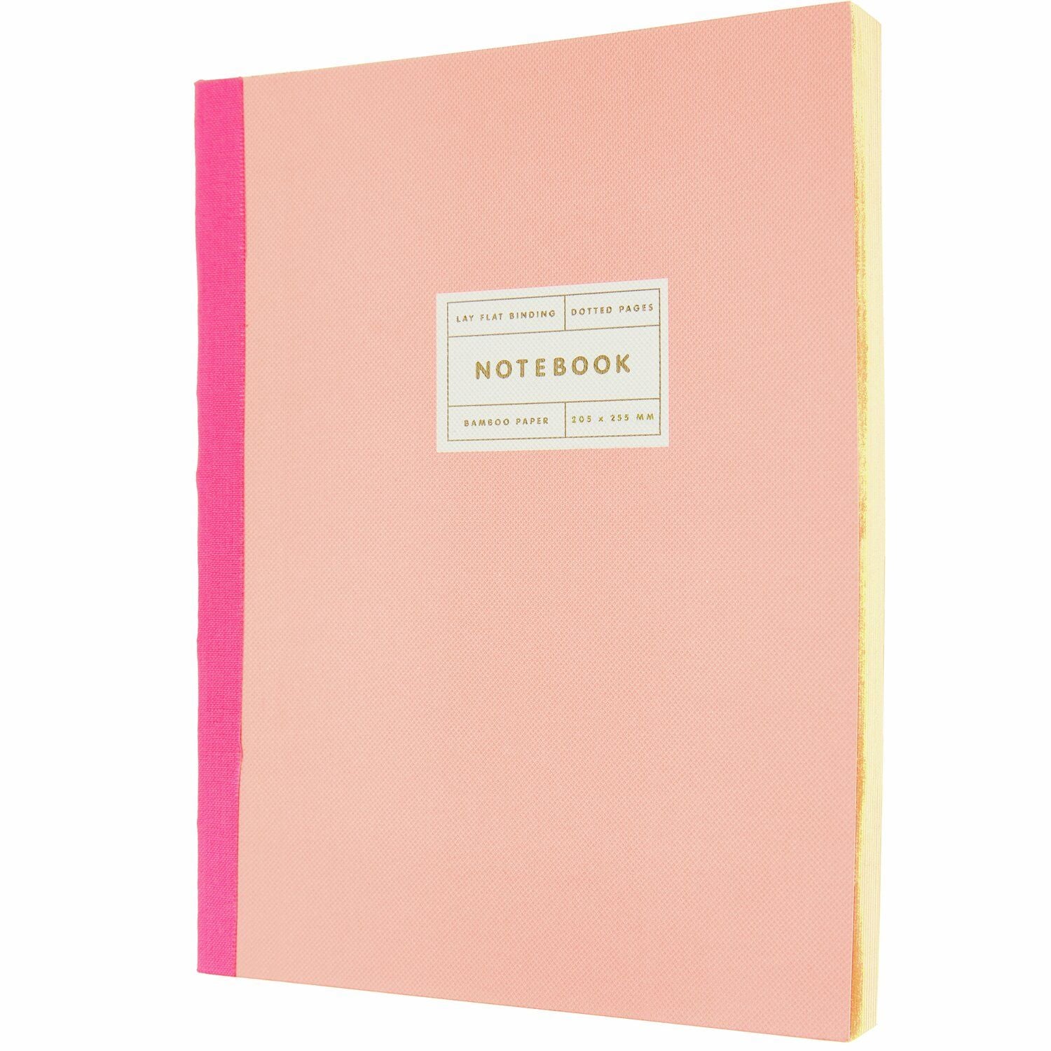 Notizbuch L Goldrand | Koralle