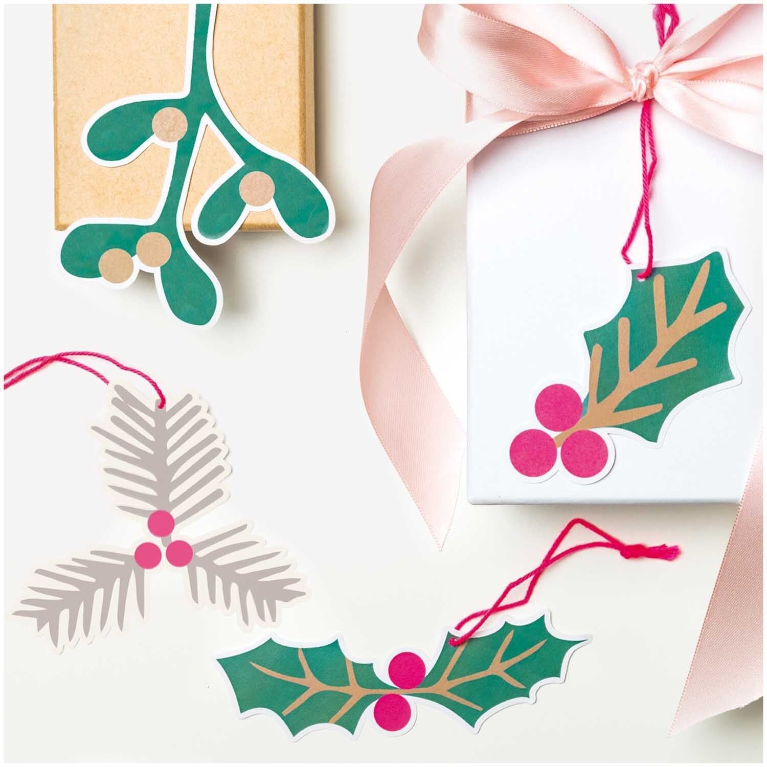 Papieranhänger | Mistelzweige