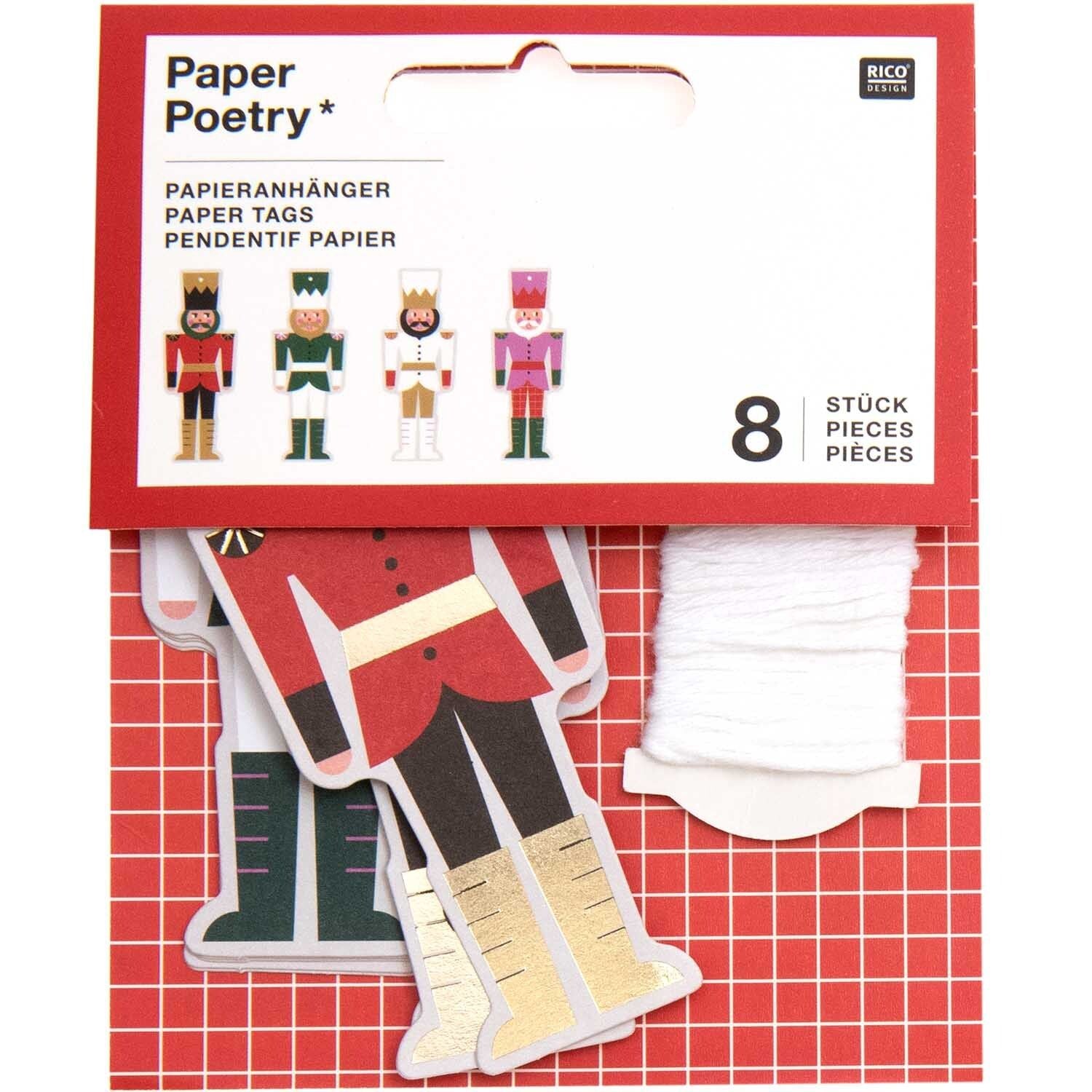 Papieranhänger | Nussknacker