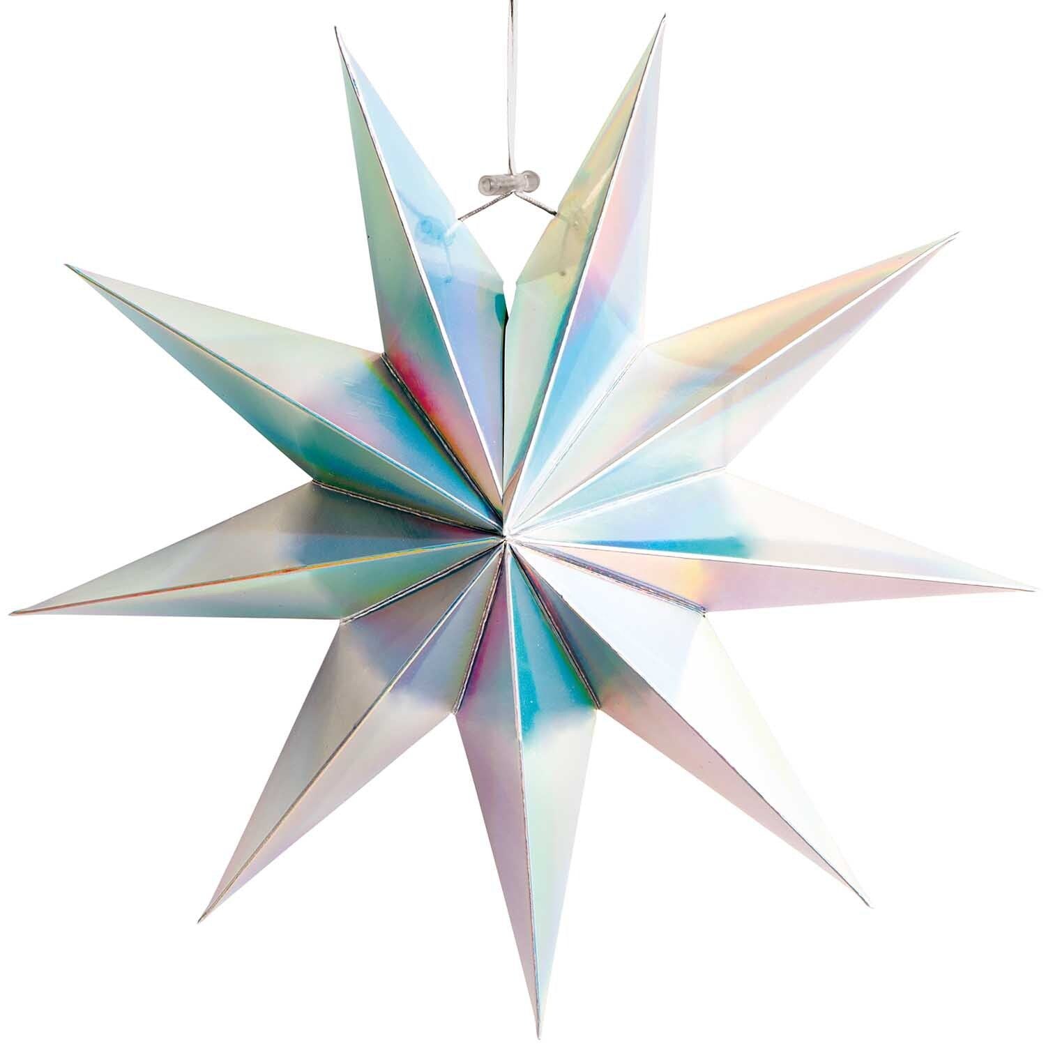 Papierstern S | Irisierend 28 cm
