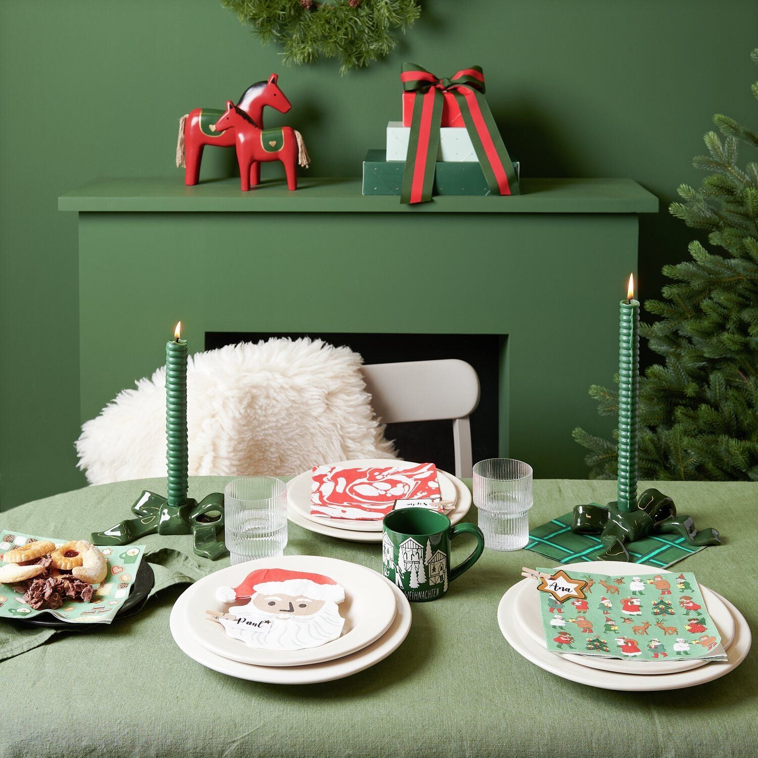 Servietten | Weihnachtsmann