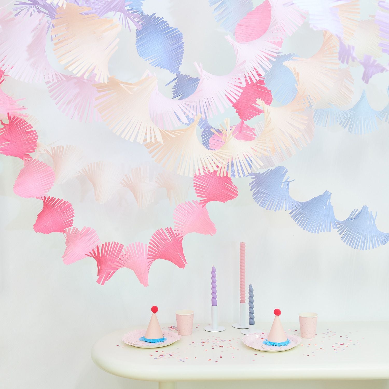 Spiralkerze 18,5cm | Flieder