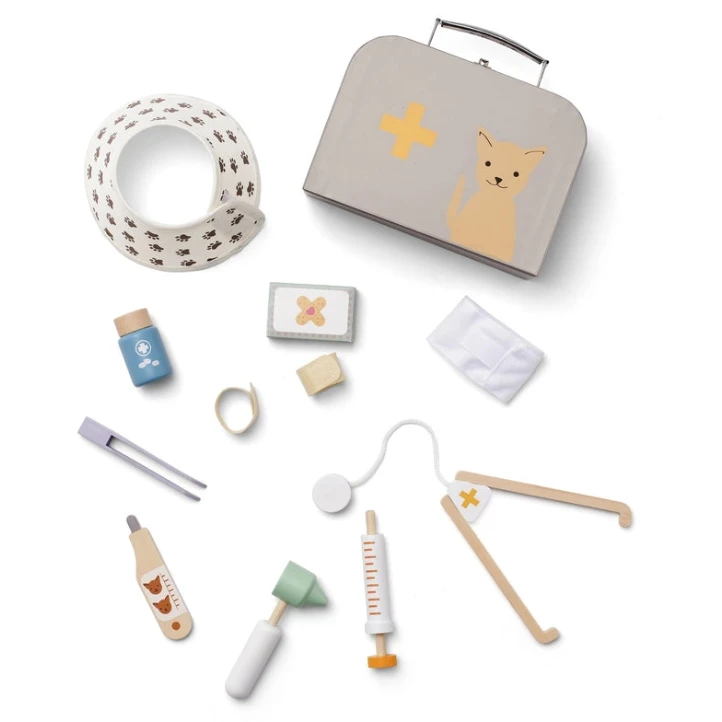 Kinderspielzeug | Tierarztkoffer 12-teilig