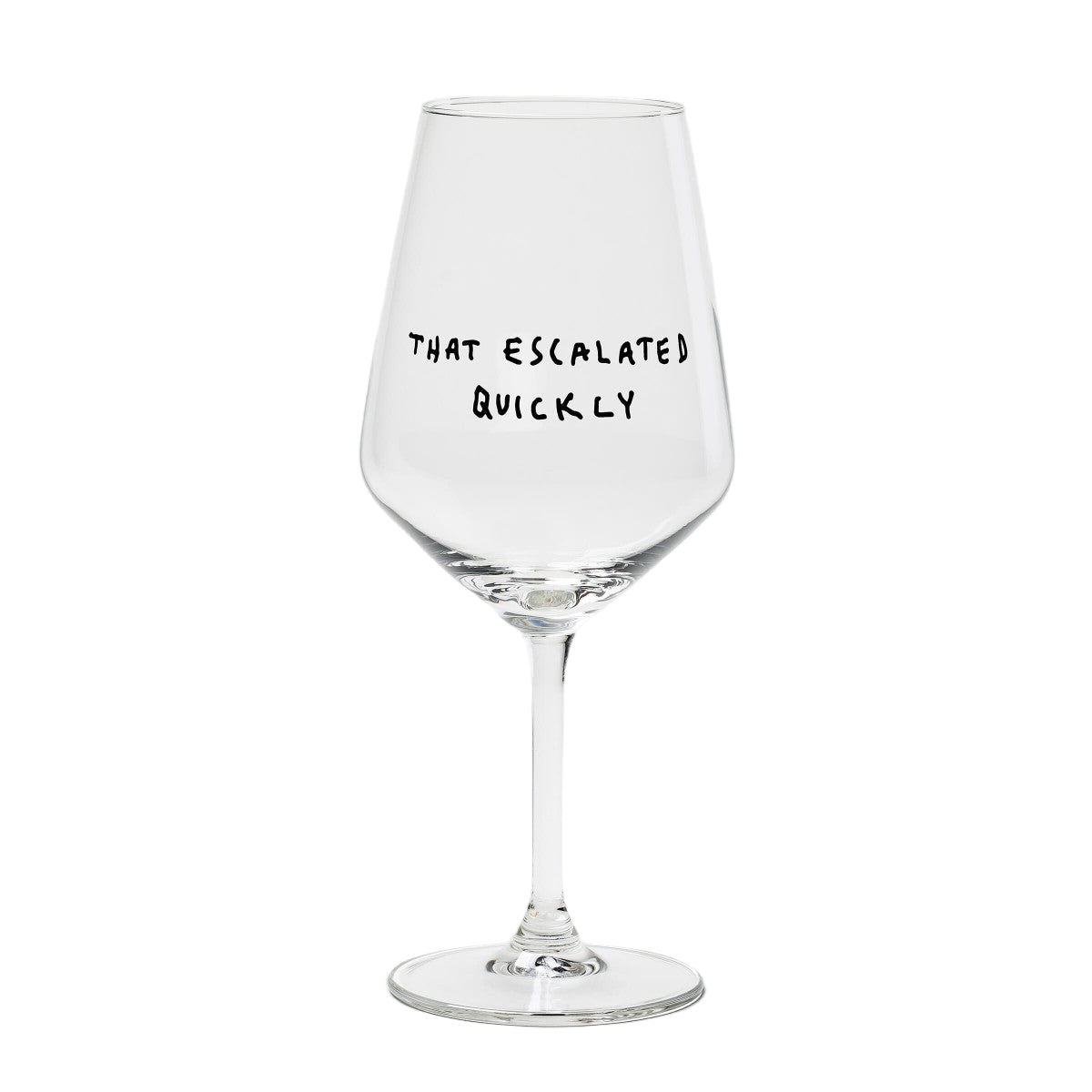 Weinglas | That Escalated Quickly