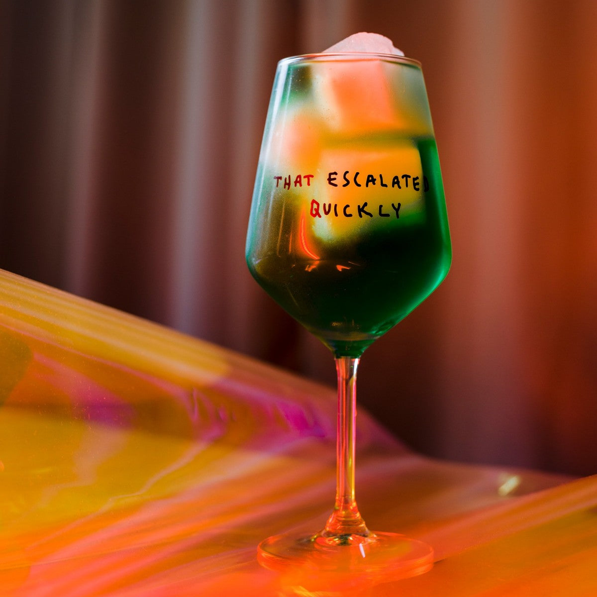 Weinglas | That Escalated Quickly