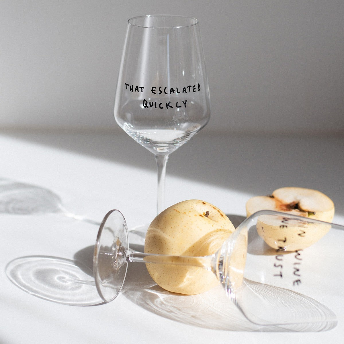 Weinglas | That Escalated Quickly