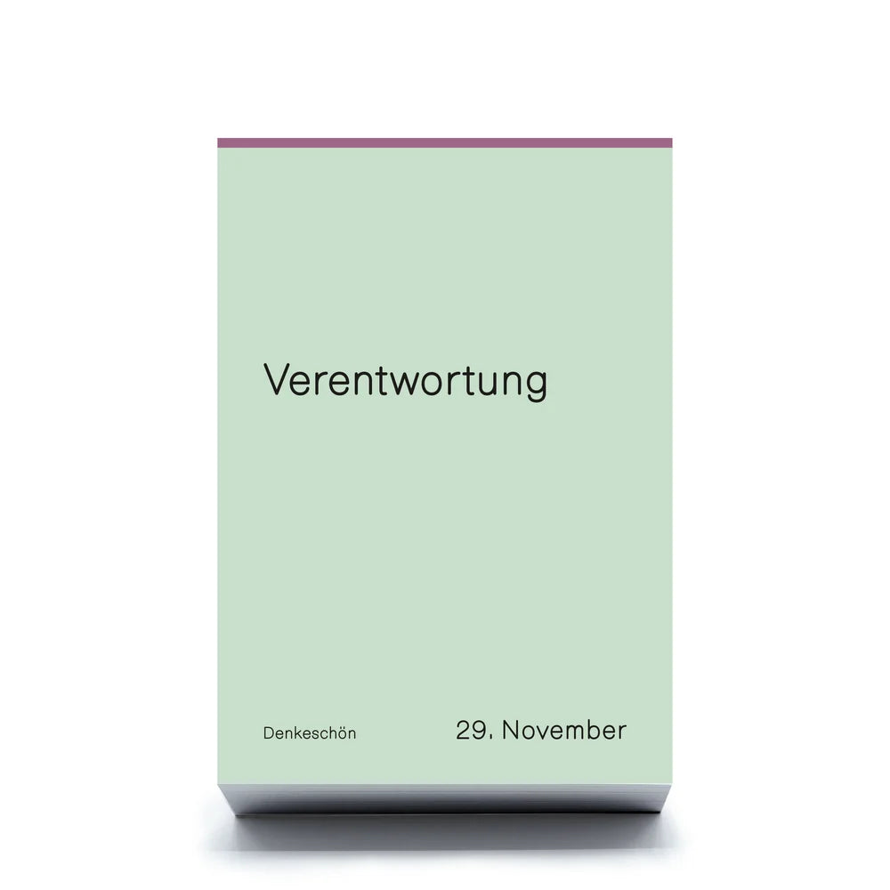 Tagesabreiskalender | Denkeschön