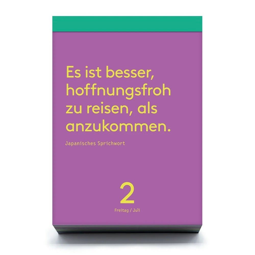 Tagesabreiskalender | Denkpause 2027