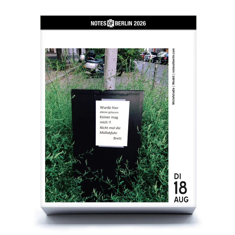 Tagesabreiskalender | Notes Of Berlin 2026