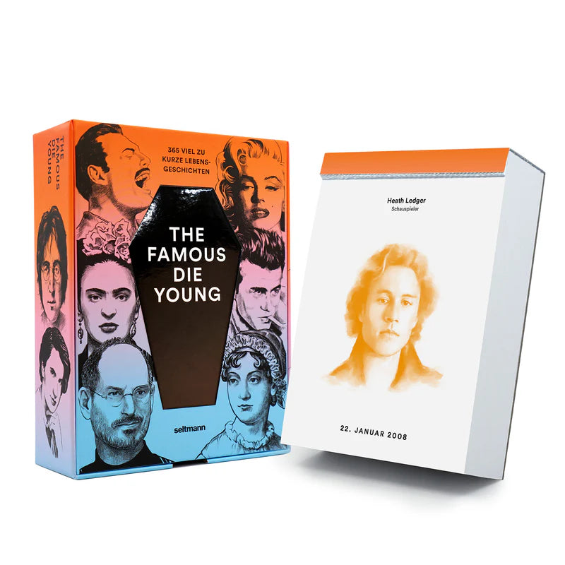 Tagesabreiskalender | The Famous Die Young