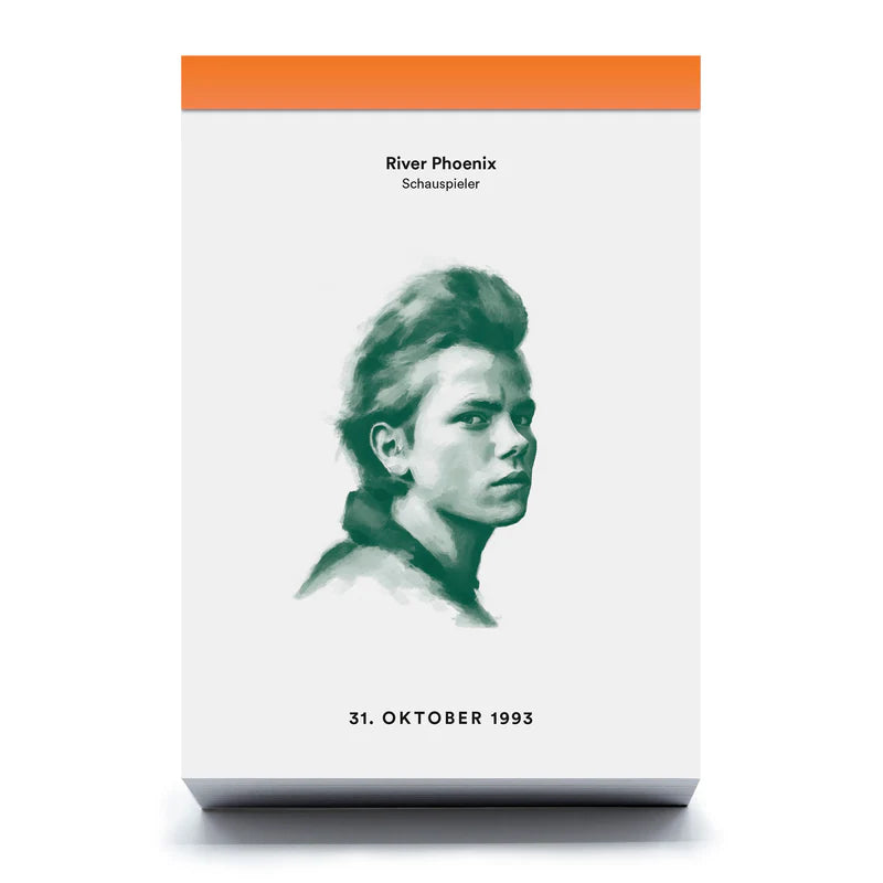 Tagesabreiskalender | The Famous Die Young