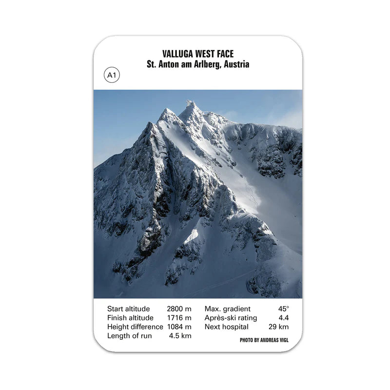 Quartett-Spiel | Nice To Ski You