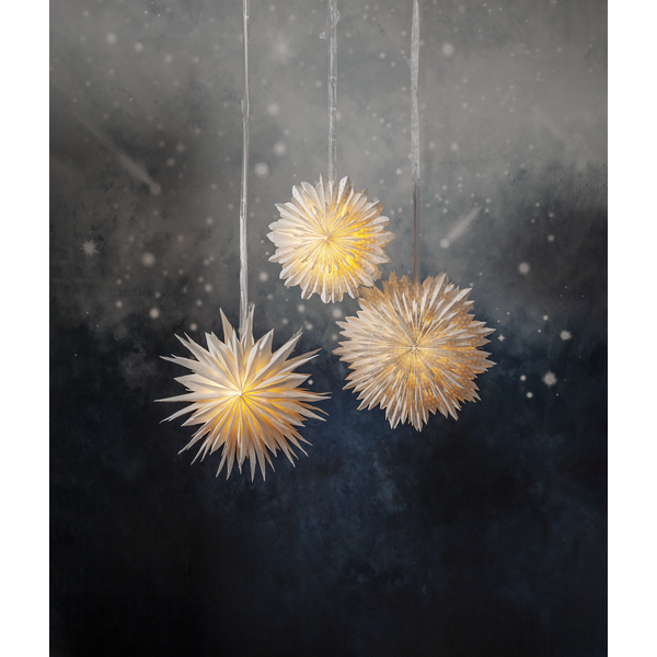 Papierstern Cloud 60 cm | Weiss