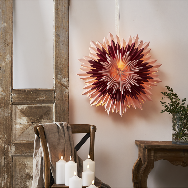 Papierstern ICE 50 cm | Pink