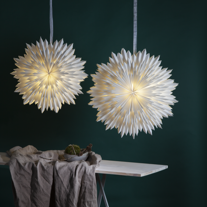 Papierstern Ice 50 cm | Weiss