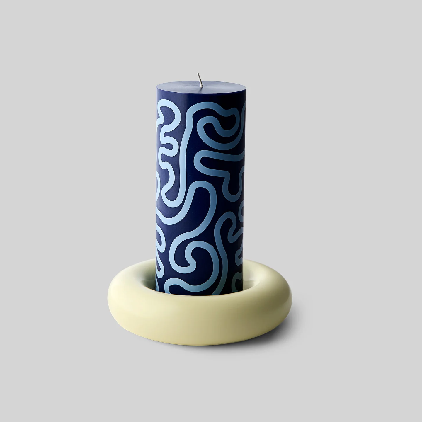 Kerzenhalter Bob | Groß Gelb