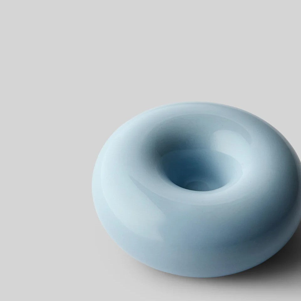 Kerzenhalter Bob | Klein Hellblau