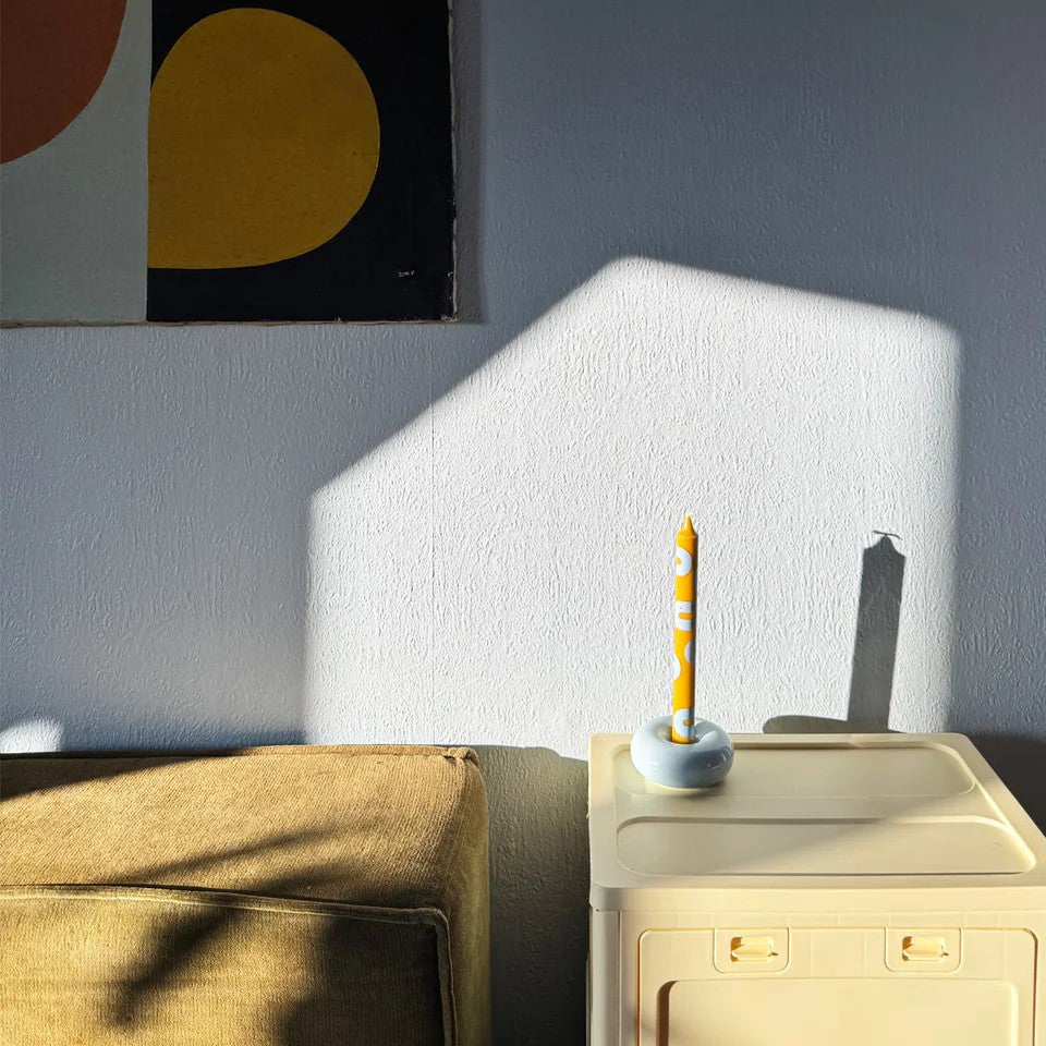 Kerzenhalter Bob | Klein Hellblau