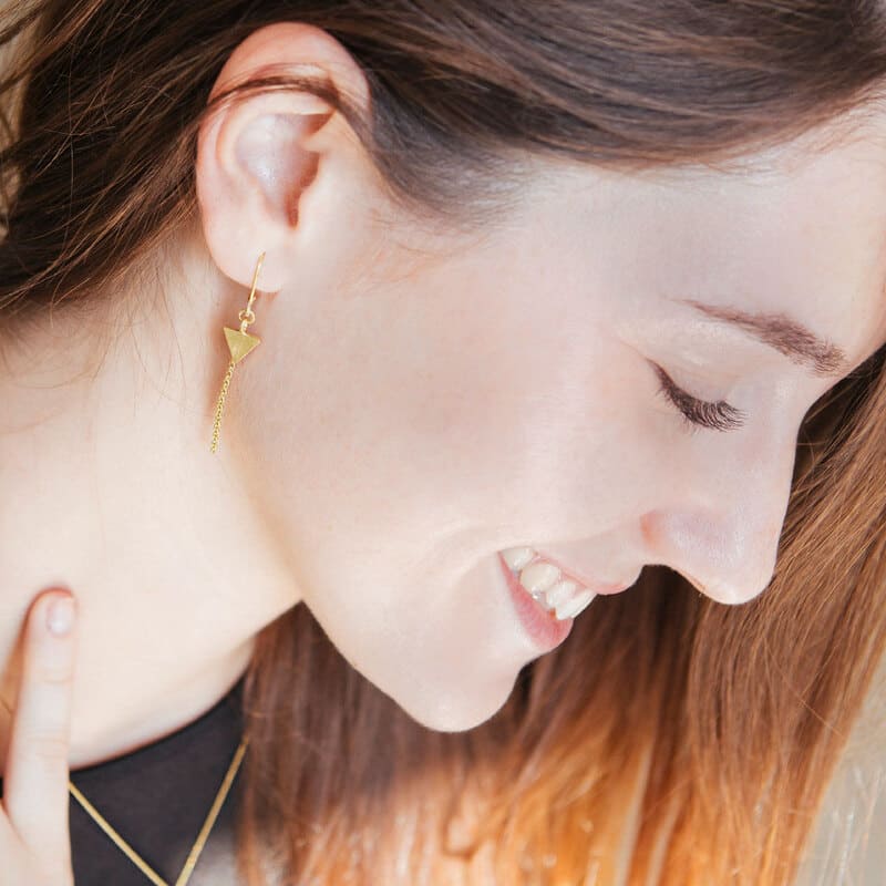 Ohrringe | Bermuda Triangle Chain