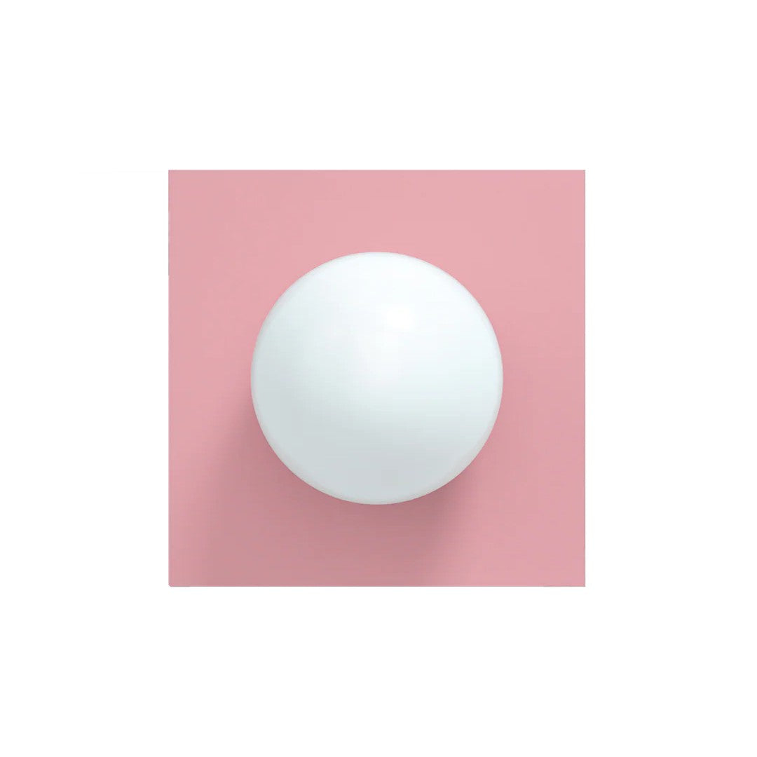 Wandleuchte Candy Little Square S | Bubblegum Pink