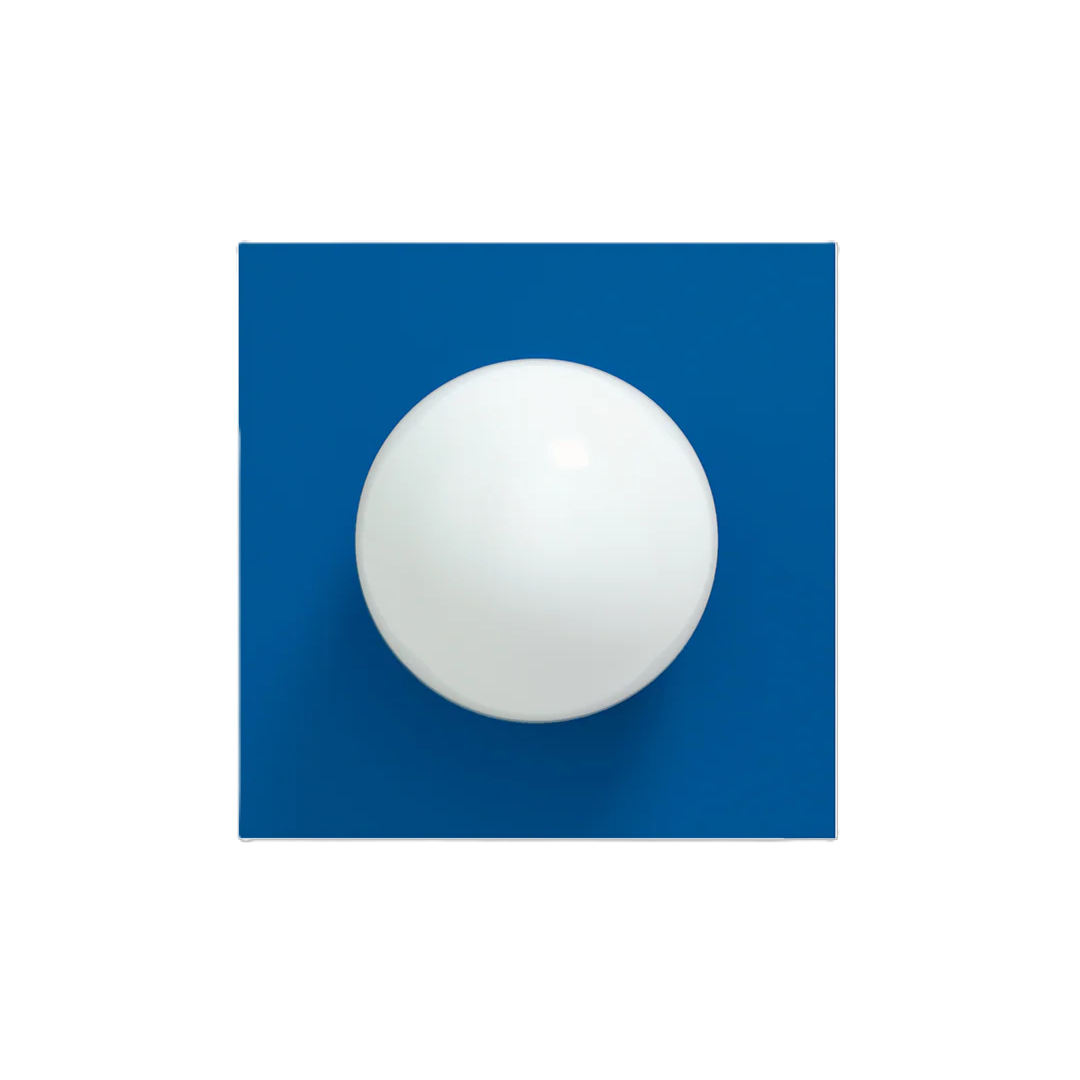 Wandleuchte Candy Little Square S | Electric Blue