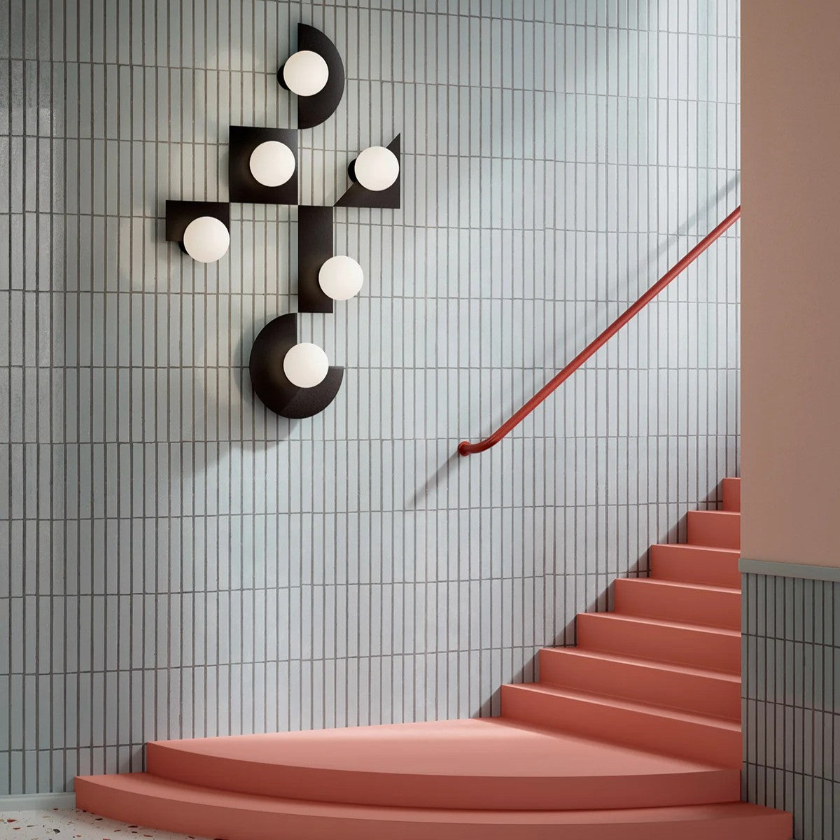 Wandleuchte Candy Little Square S | Ninja Black