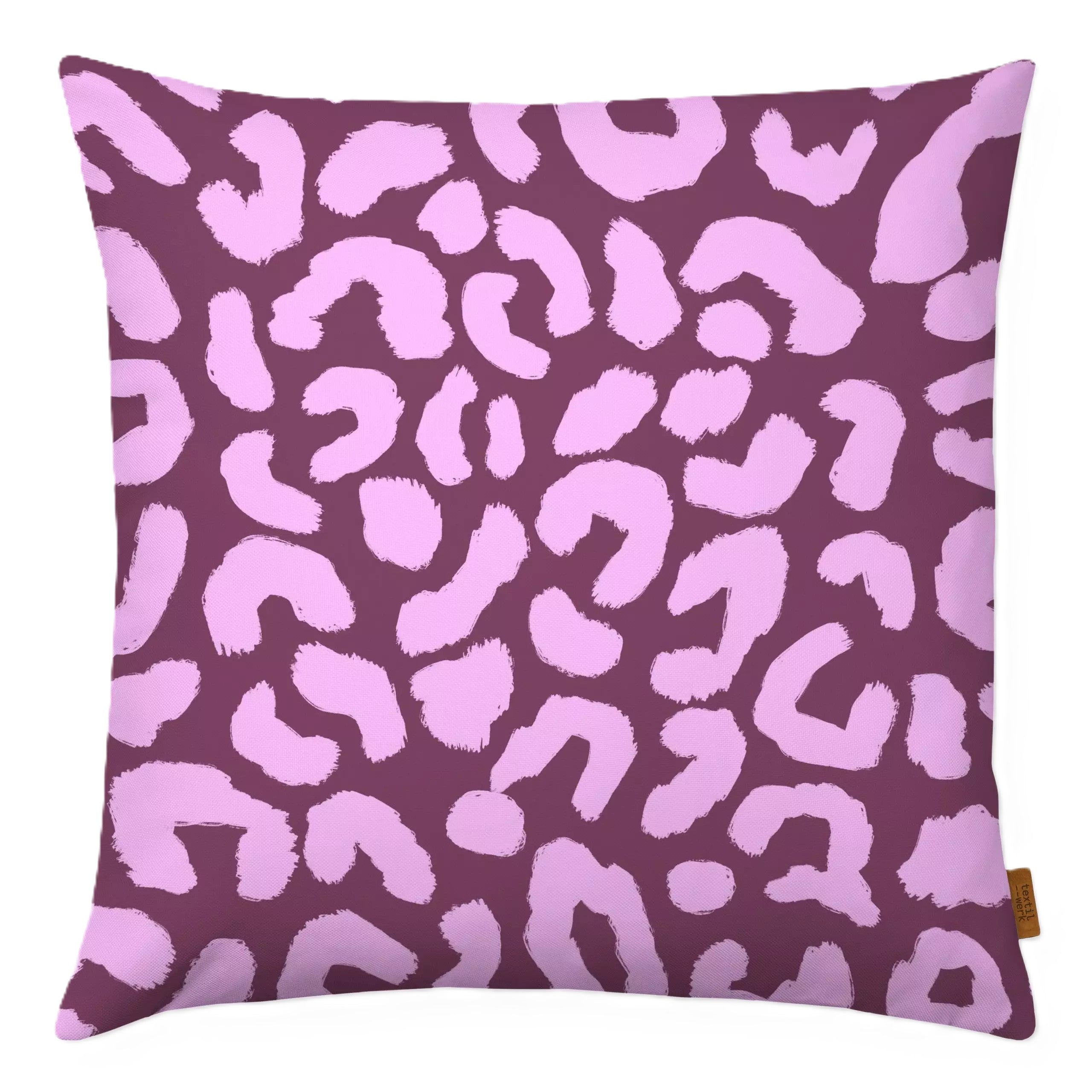 Kissenbezug | Lila Leopard