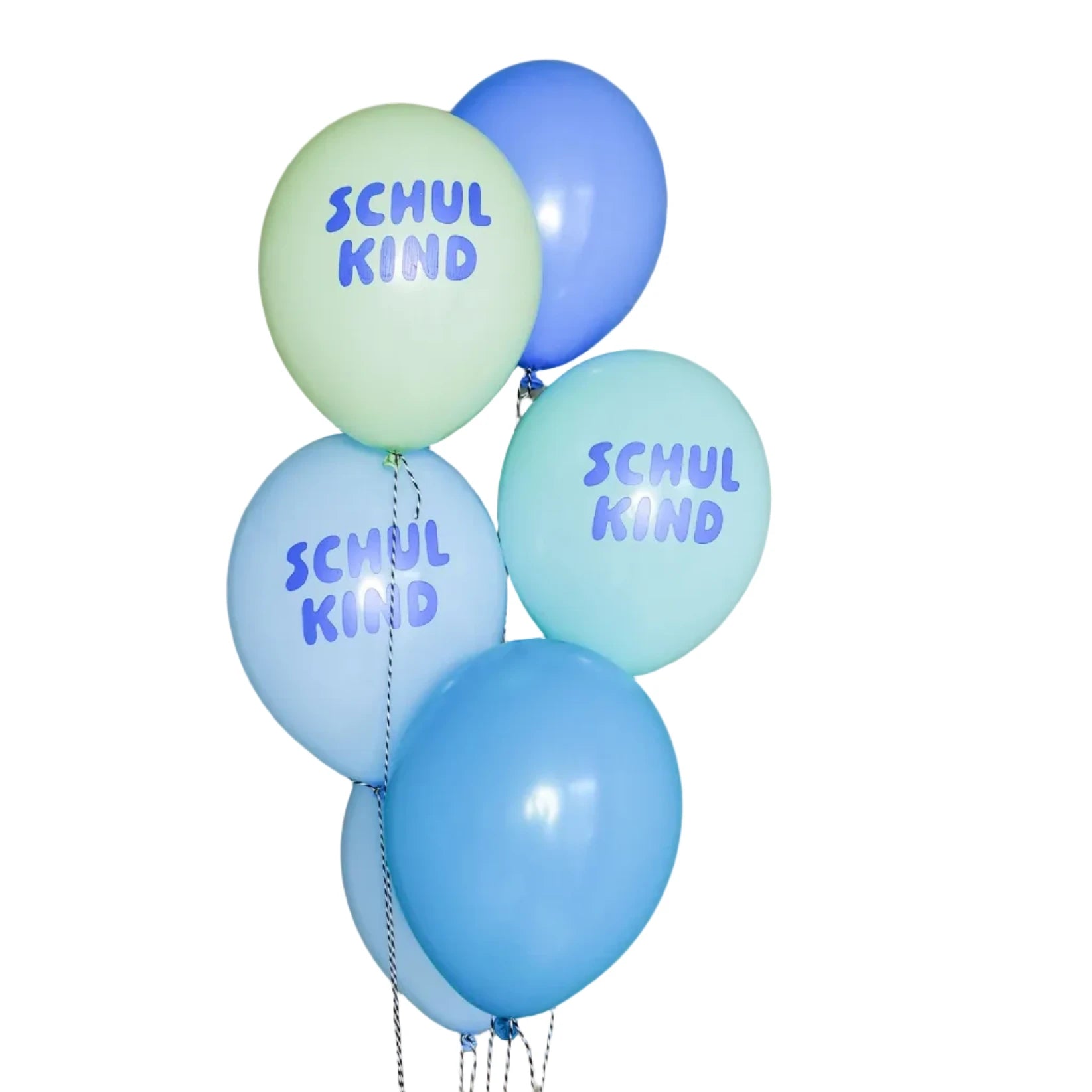 Luftballon-Set | Schulkind Blau