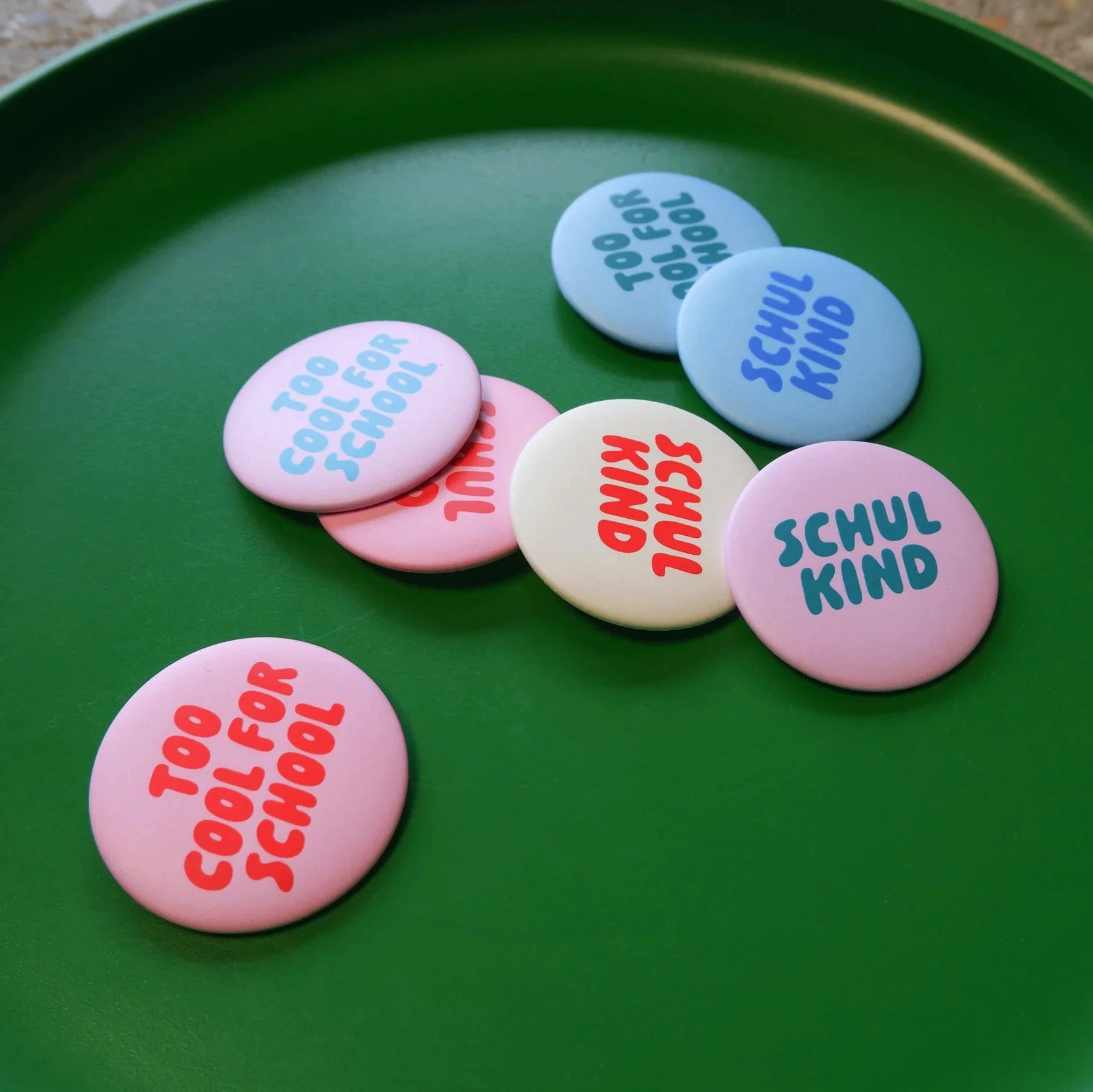 Button | Schulkind Blau