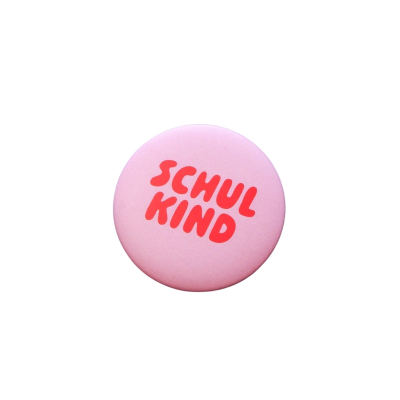 Button | Schulkind Rosa