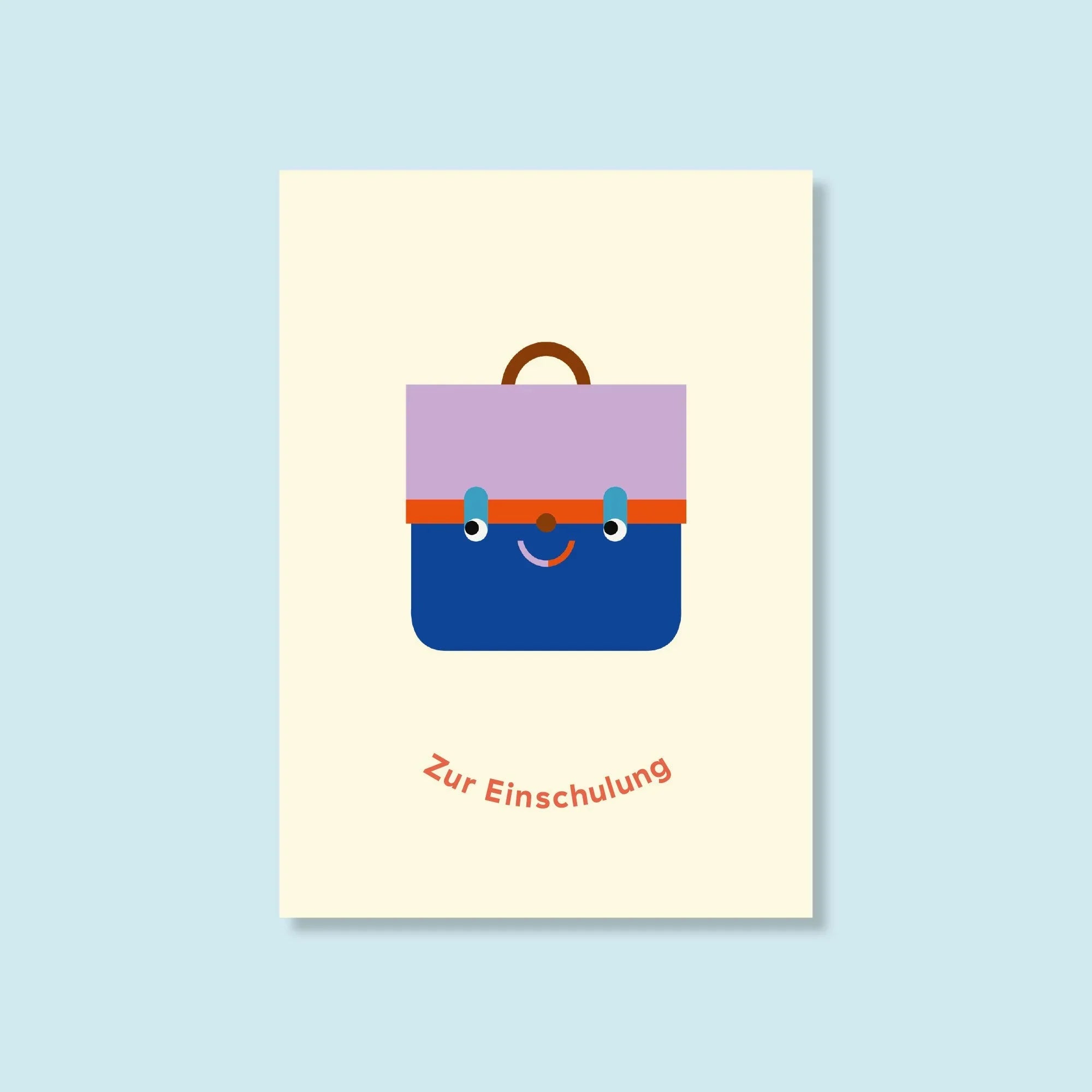 Postkarte | Zur Einschulung
