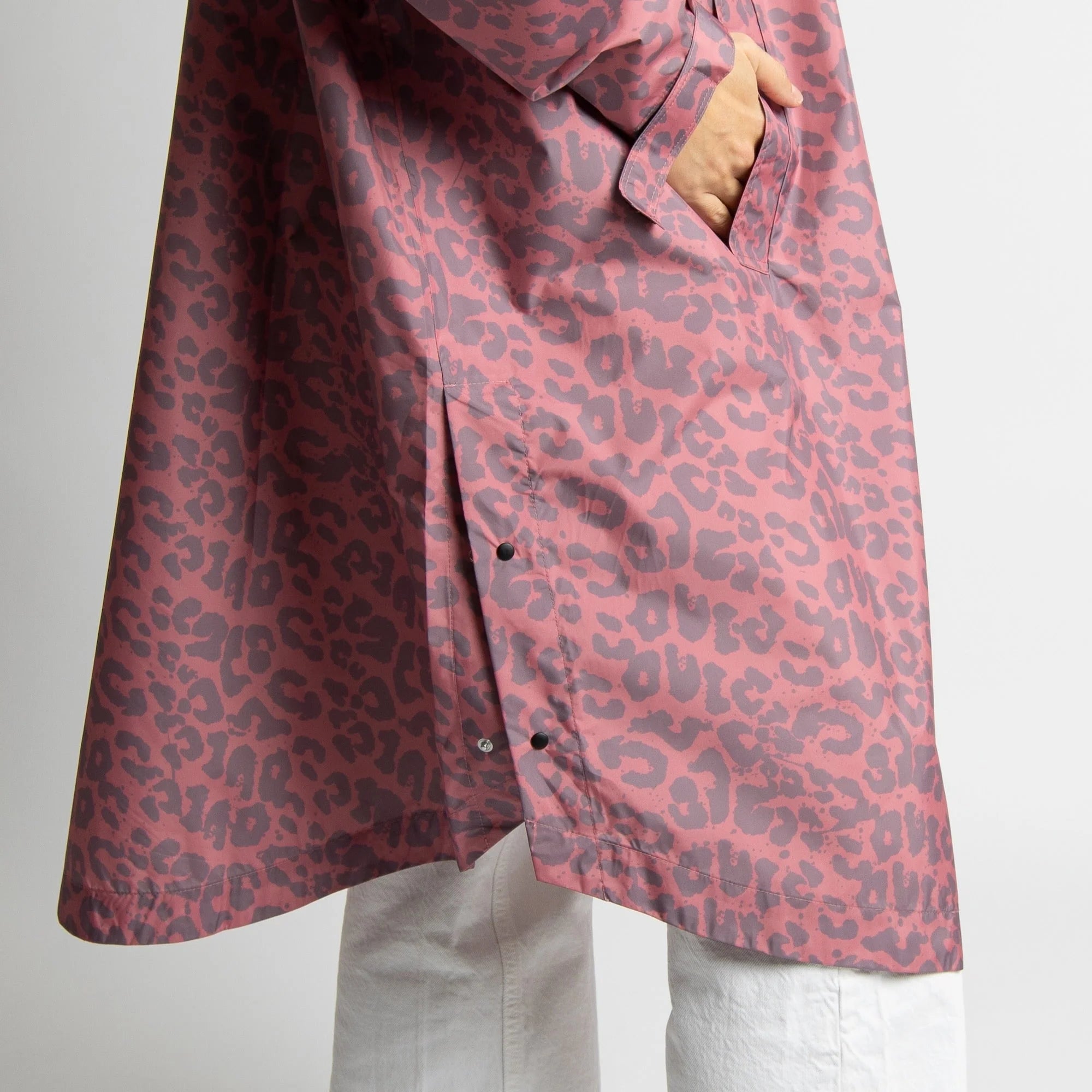Regenponcho Leo Splashes | Ash Plum/Light Berry