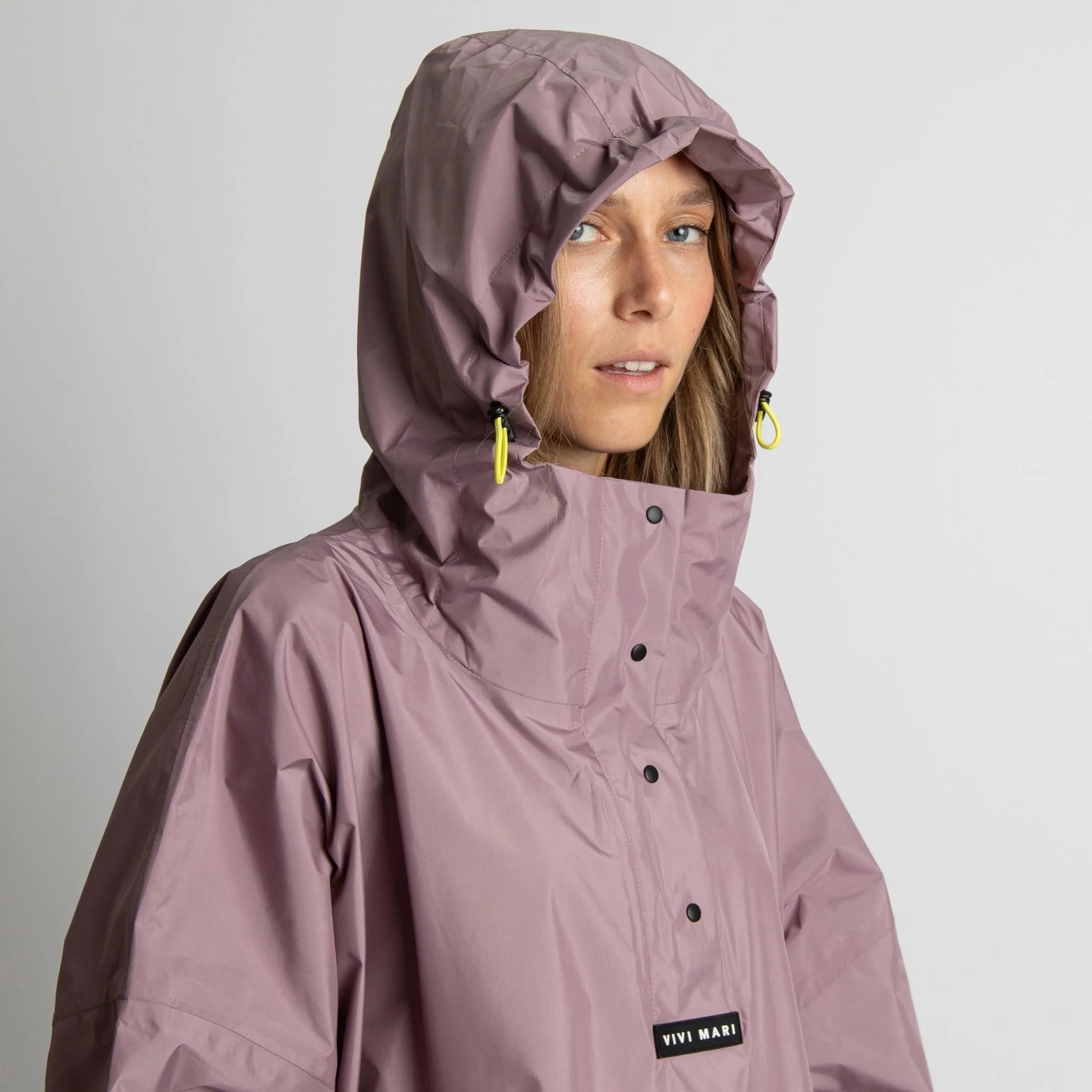 Regenponcho Uni | Ash Plum