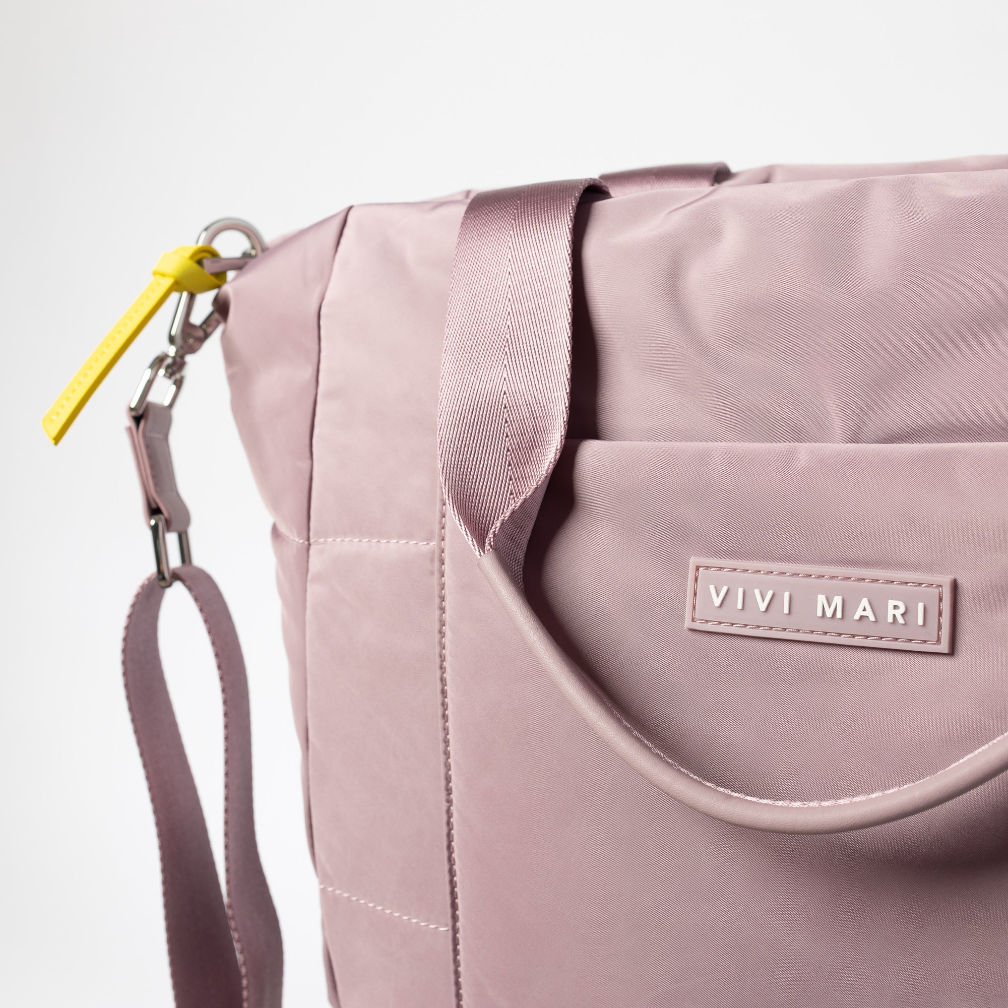 Padded Tote Bag Medium | Ash Plum