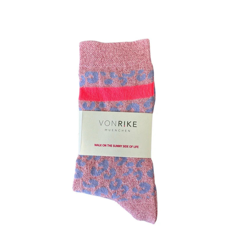 Socken | Leo Glitzer Rosa