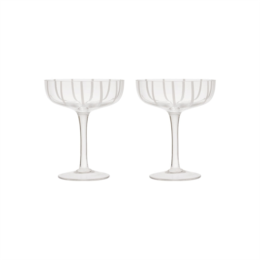 Mizu coupe Champagnerglas 2er Pack OYOY