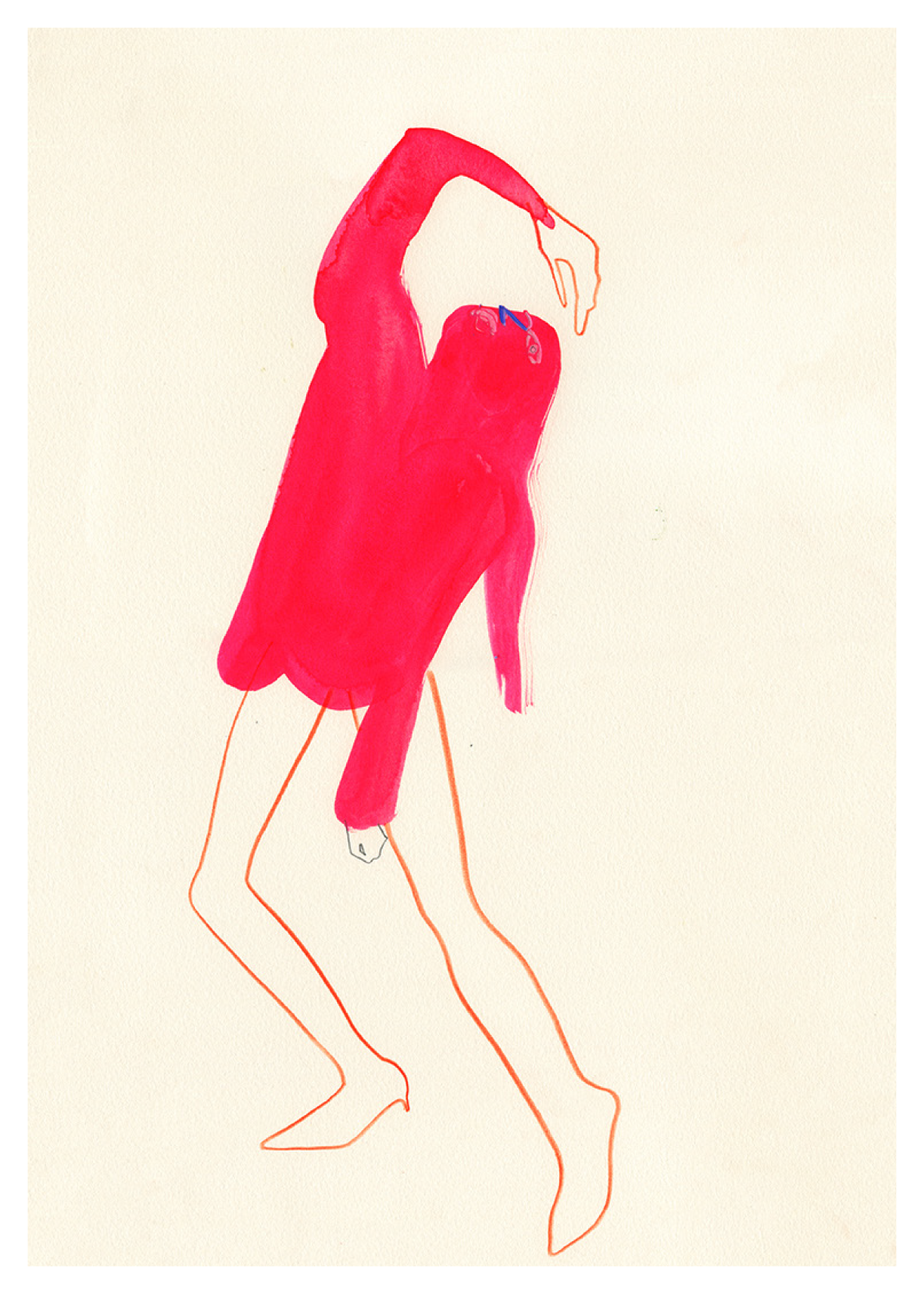 Print Poster | The Pink Pose - 30x40