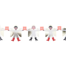 Lade das Bild in den Galerie-Viewer, Girlande Papier Girlande -  I love Christmas Engel

