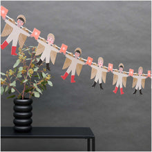 Lade das Bild in den Galerie-Viewer, Girlande Papier Girlande -  I love Christmas Engel
