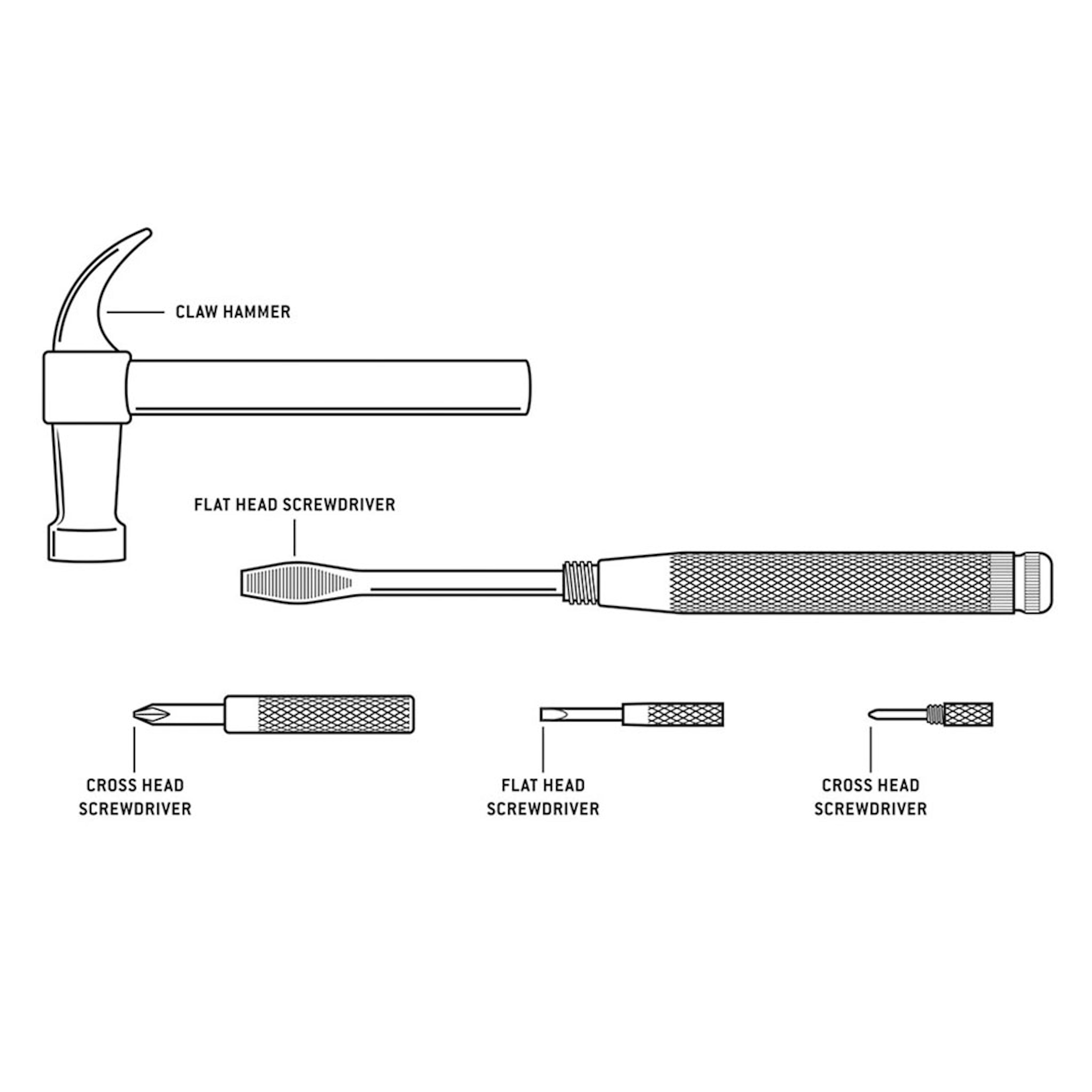 Hammer Multi-Tool 6 in 1