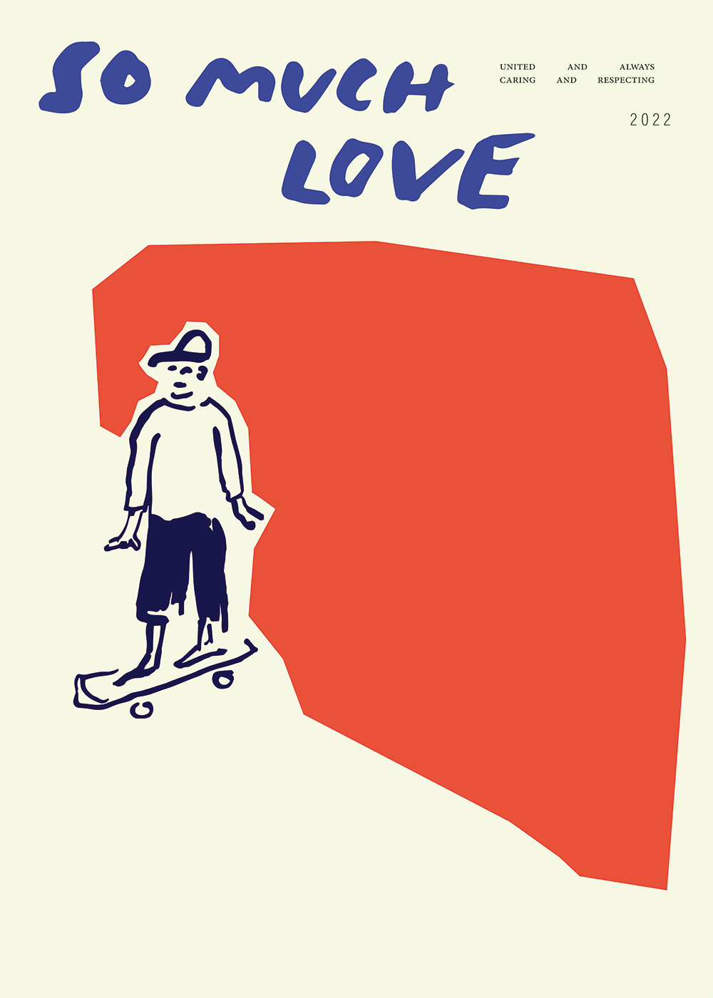 Print Poster | So Much Love / Skateboard - 30x40