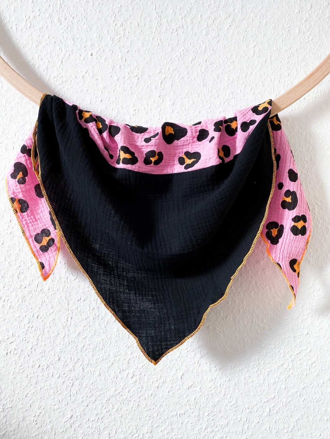 Kids Dreieckstuch - Leo pink/orange